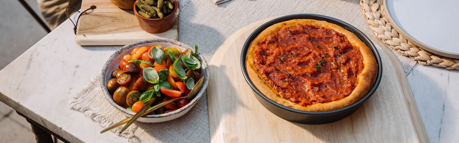 Chicago Deep Dish Pizza