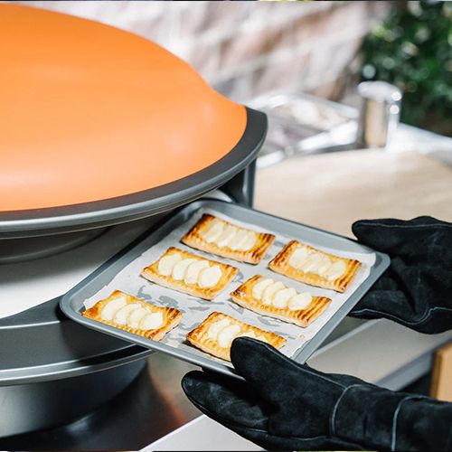 Apfel‑Haselnuss Galette