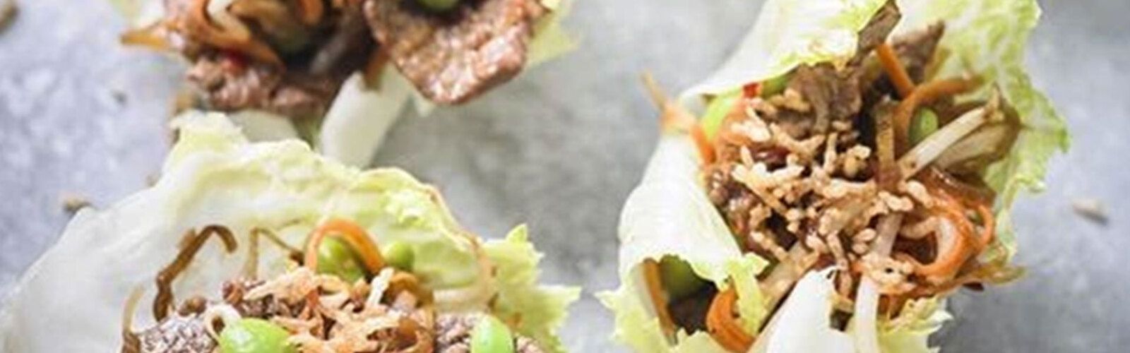 Rindfleisch-Salatwraps