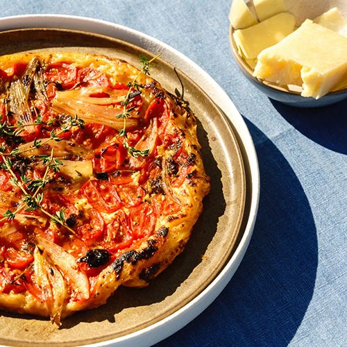 Tomaten-Parmesan-Tarte-Tatin