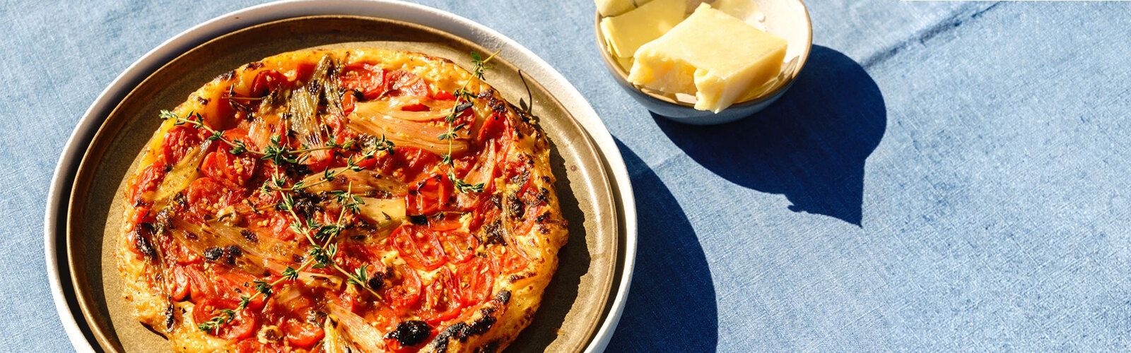 Tomaten-Parmesan-Tarte-Tatin