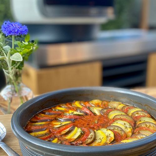 Gebackenes Ratatouille