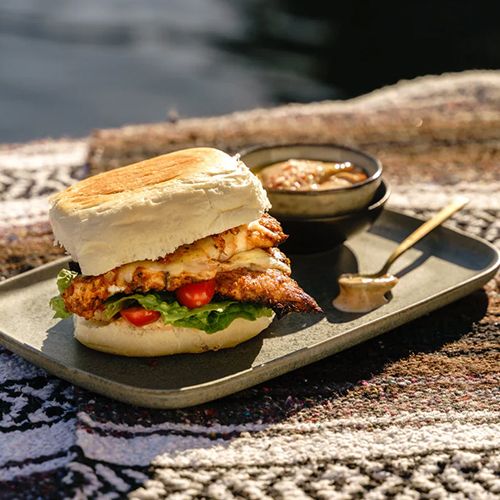 Portugiesischer Hähnchenburger
