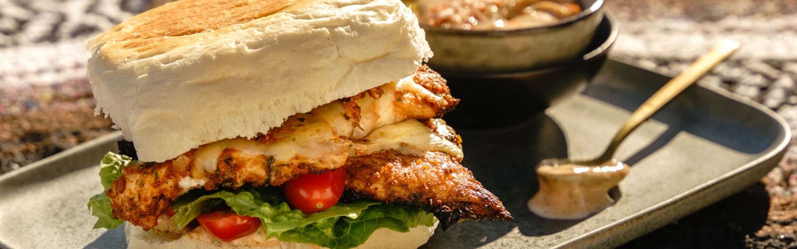 Portugiesischer Hähnchenburger