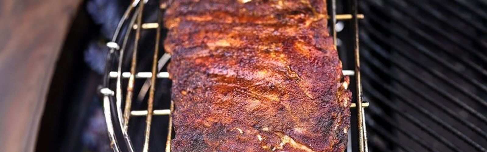 Schweinerippchen mit Honig-Senf-Glasur