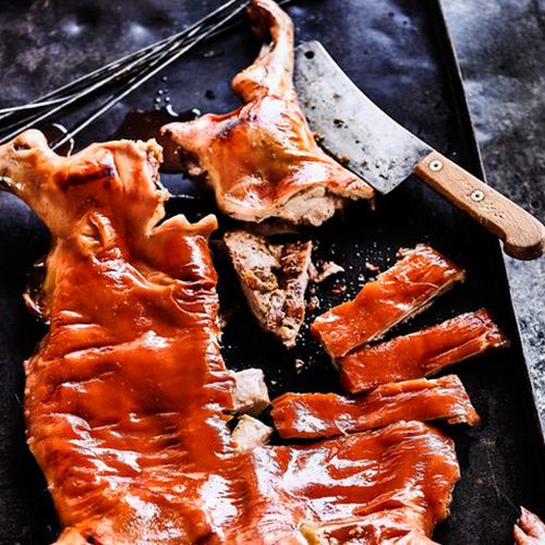 Kubanisches Rotisserie-Lechón