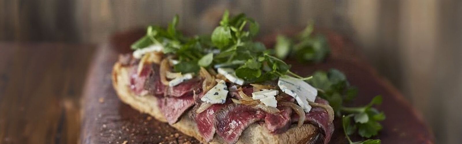 Köstliches Steak-Sandwich