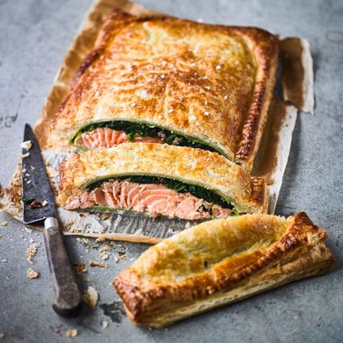 Lachs Wellington